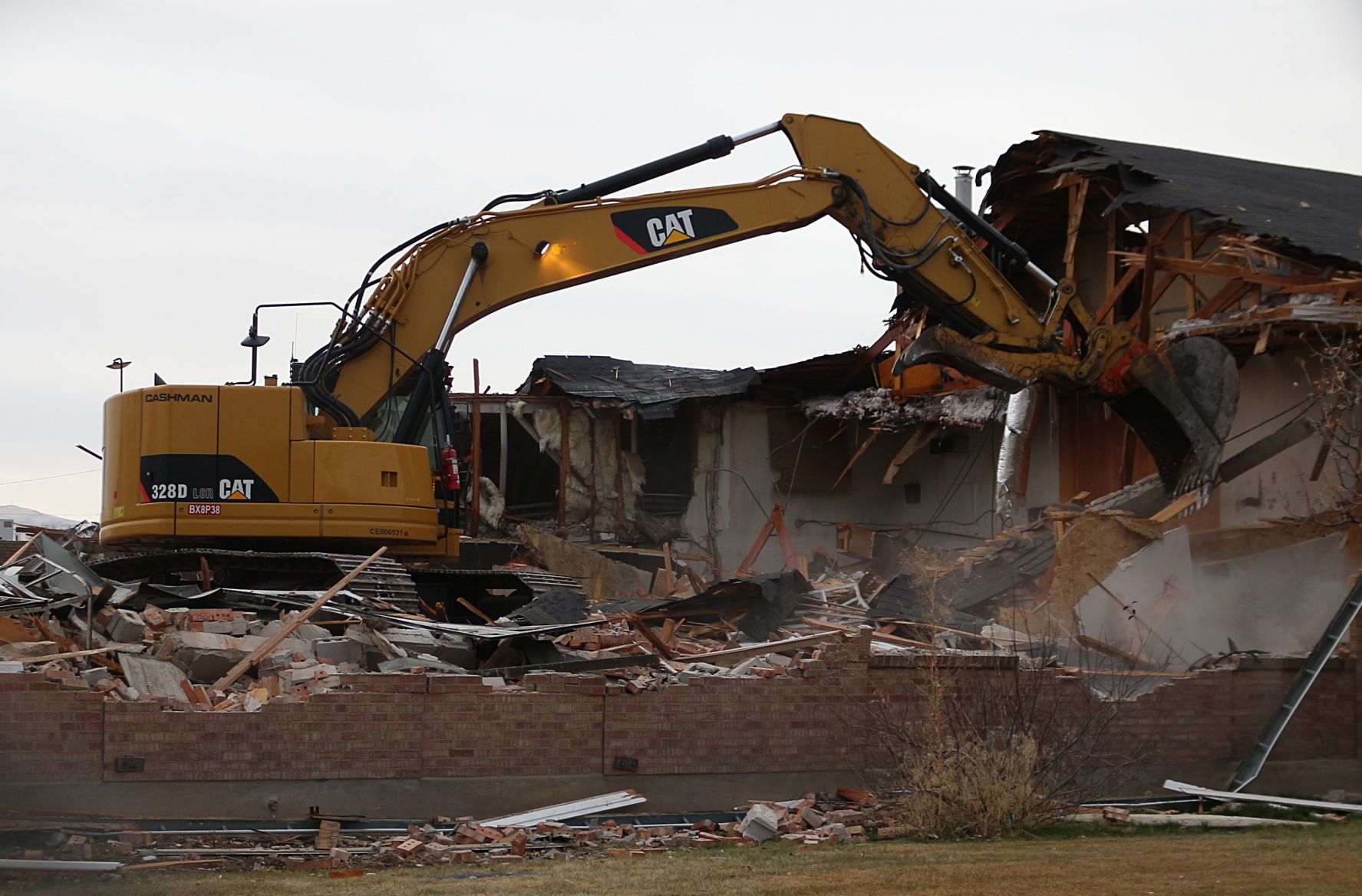 Equipment tears down old Elko Police Department